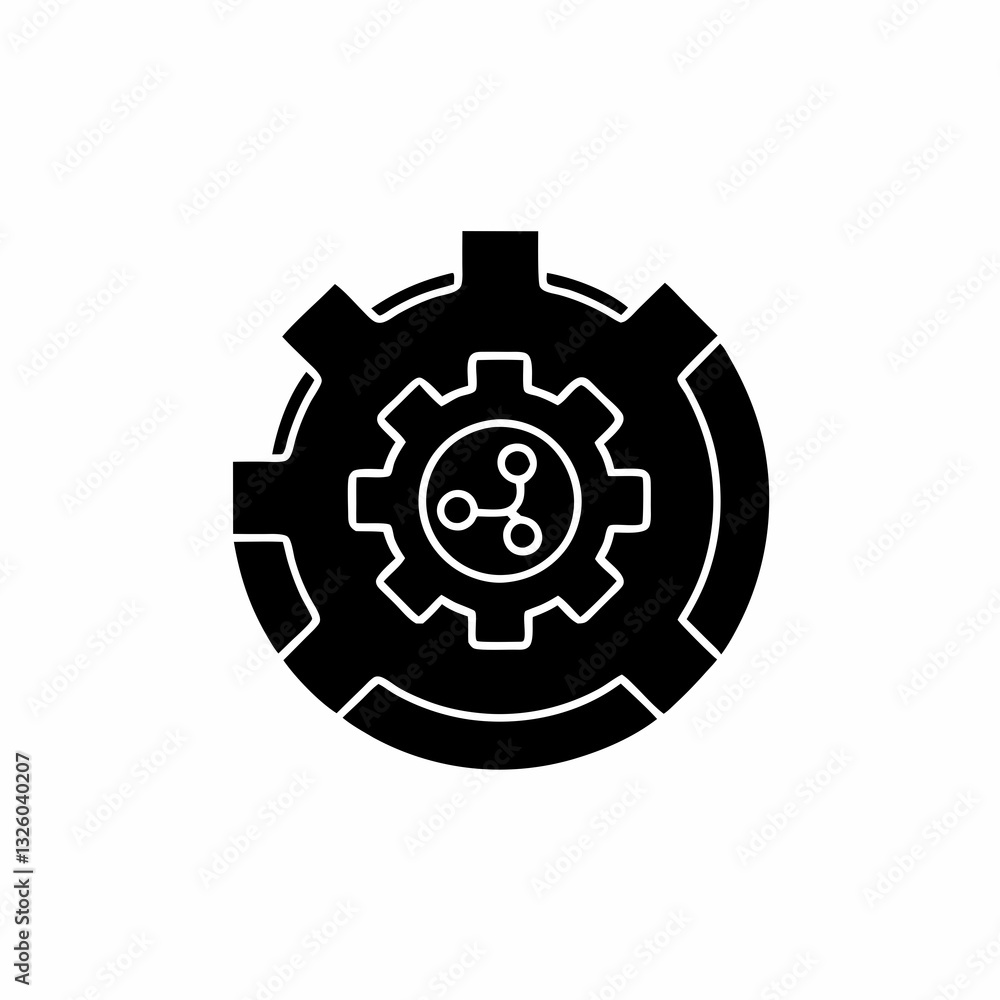 creative details workflow automation icon vector illustration creative details workflow automation icon vector illustration