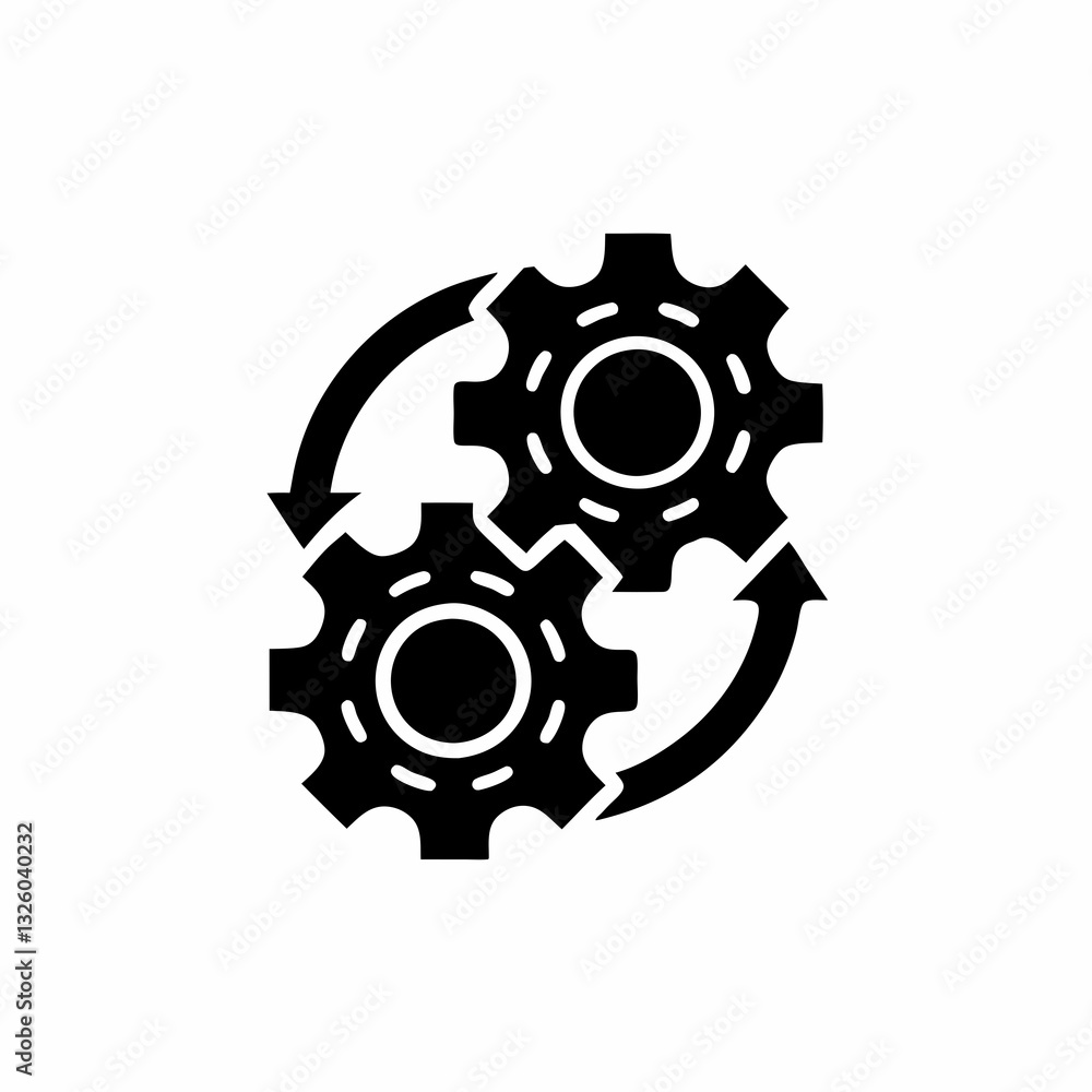 creative details workflow automation icon vector illustration creative details workflow automation icon vector illustration