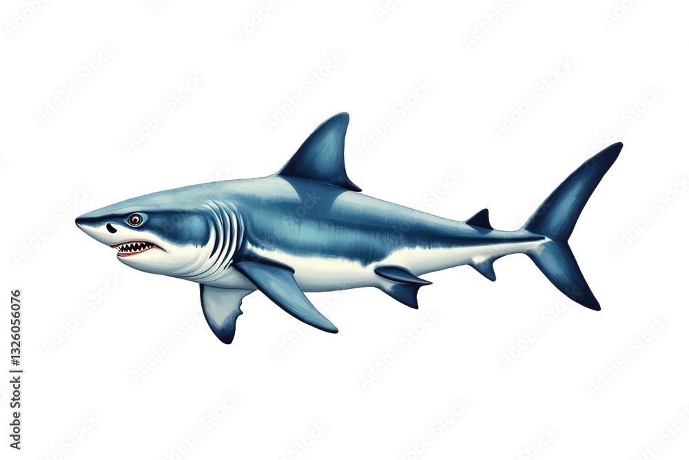 Fototapeta premium AI giganti del mare, balena, squalo ONG 04