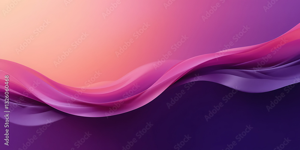 A mesmerizing abstract digital artwork featuring smooth, flowing waves in shades of pink, purple, and orange. The gradient lighting enhances the soft, fluid curves A mesmerizing abstract digital artwork featuring smooth, flowing waves in shades of pink, purple, and orange. The gradient lighting enhances the soft, fluid curves
