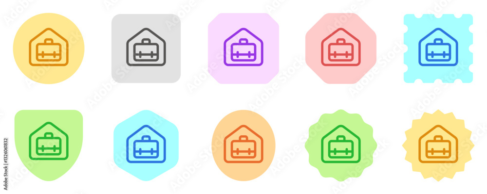 Editable remote work, briefcase, portfolio, experience vector icon. Job, profession, freelance. Part of a big icon set family. Perfect for web and app interfaces, presentations, infographics, etc Editable remote work, briefcase, portfolio, experience vector icon. Job, profession, freelance. Part of a big icon set family. Perfect for web and app interfaces, presentations, infographics, etc