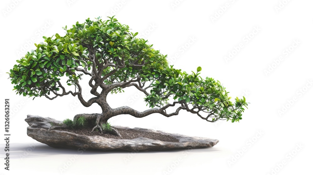 Bonsai Tree Isolated on White Background Bonsai Tree Isolated on White Background