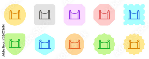 Editable barrier, baricade vector icon. Movie, cinema, entertainment. Part of a big icon set family. Perfect for web and app interfaces, presentations, infographics, etc
