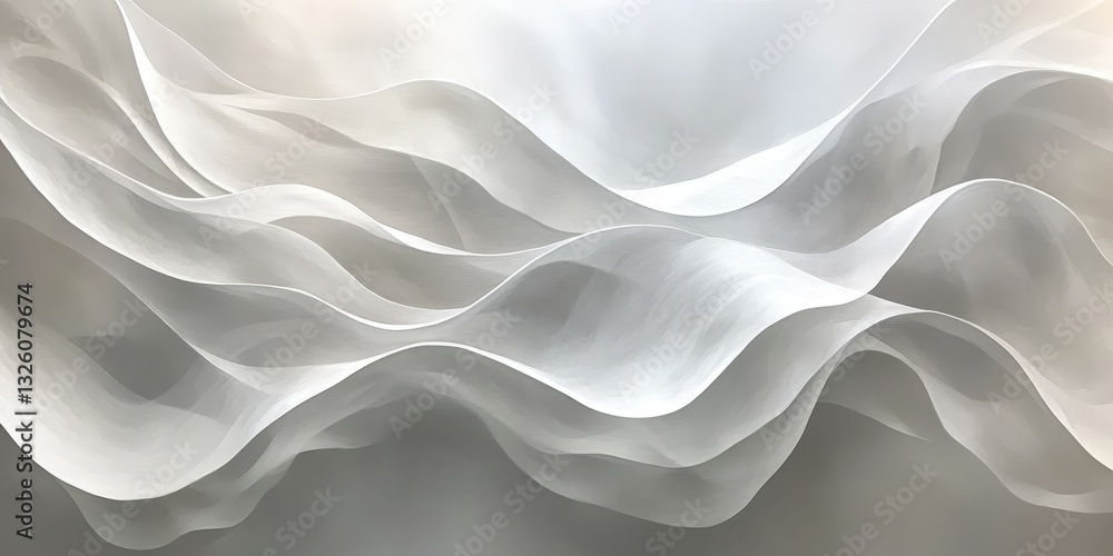 Obraz premium A captivating blend of gray and white hues forms an abstract, dynamic backdrop with a seamless texture, evoking depth and intrigue in this close-up composition