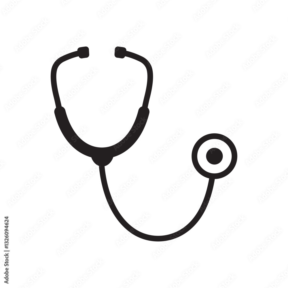 Stethoscope vector icon Stethoscope vector icon