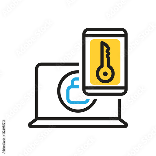Multi color icon for factor