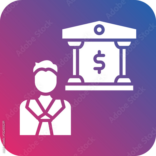 Banker icon style