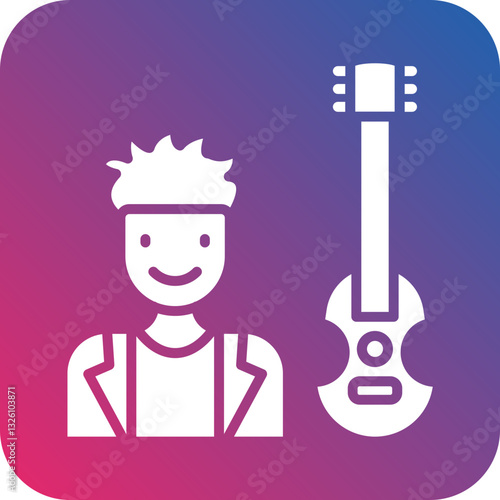Musician icon style