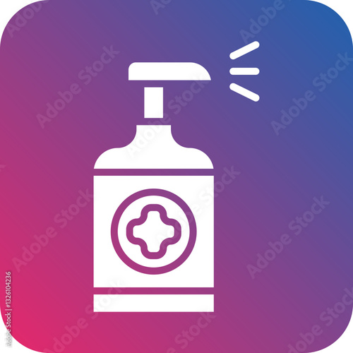 Disinfectant icon style