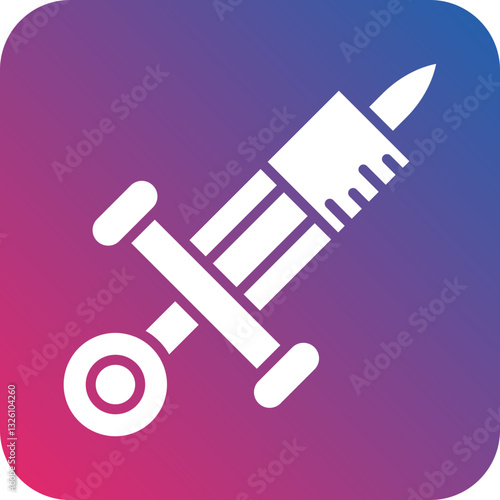 Tattoo Anesthetic icon style