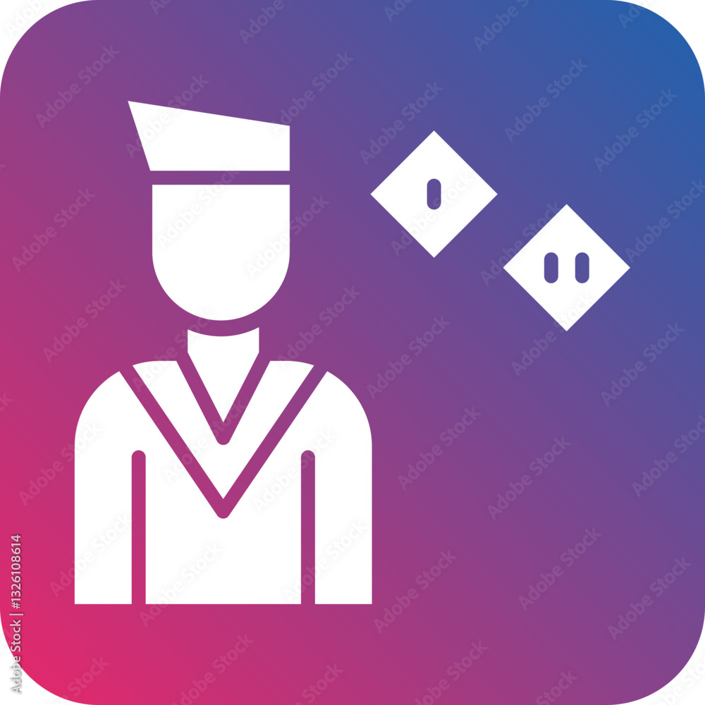 Compulsive Gambling icon style Compulsive Gambling icon style