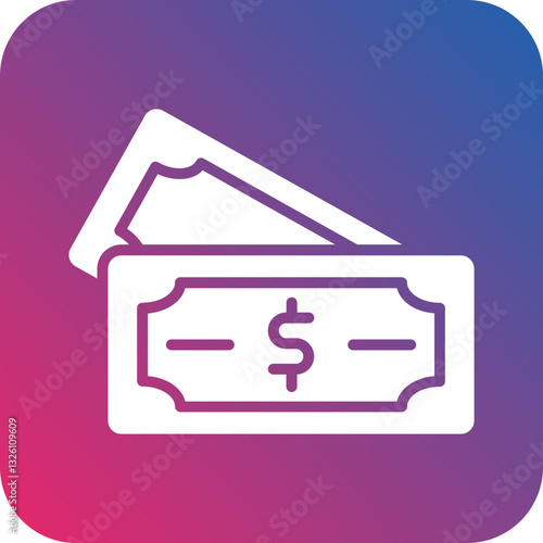 Dollar Bill icon style