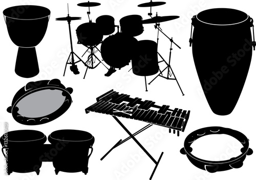 set - percussion -instruments.eps