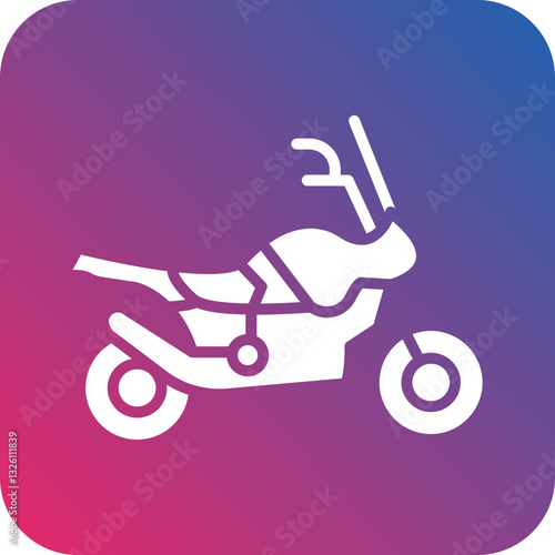 Motorcycle Adventure icon style