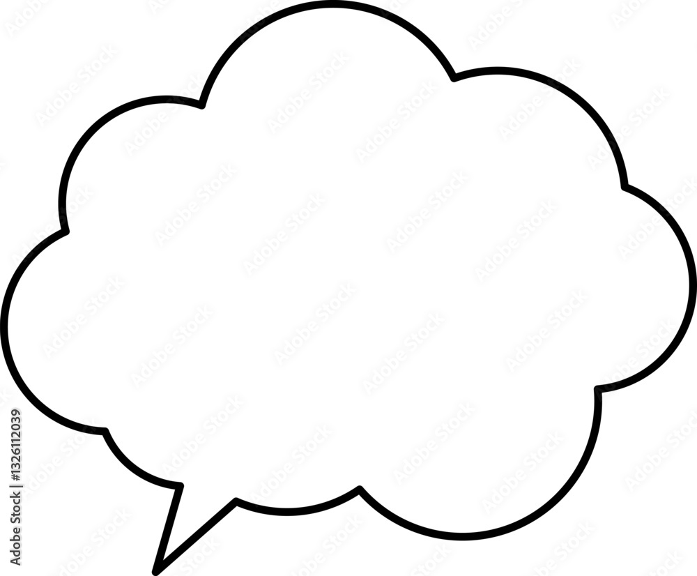 White speech bubble in flat design, chatting box, message box icon. Balloon doodle style of thinking sign symbol. Speech bubble isolated on background. White speech bubble in flat design, chatting box, message box icon. Balloon doodle style of thinking sign symbol. Speech bubble isolated on background.