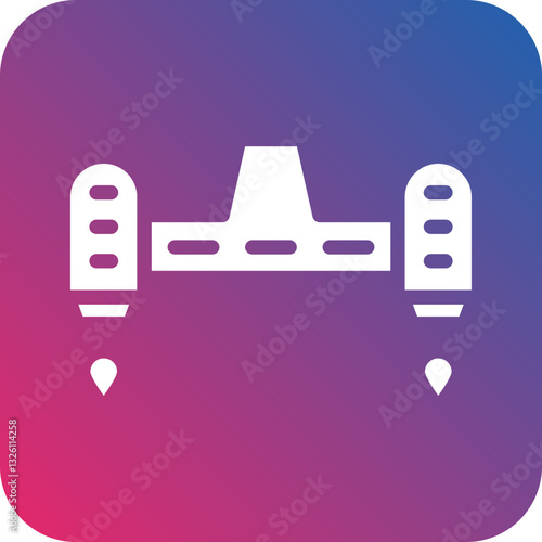Hoverboard icon style
