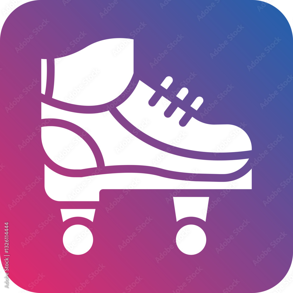 Roller Skates icon style Roller Skates icon style