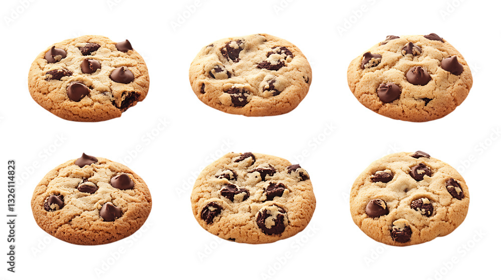 Pack Cookie Set Against Transparent Background for Dessert Branding, Bakery Illustrations, or Snack Advertising Pack Cookie Set Against Transparent Background for Dessert Branding, Bakery Illustrations, or Snack Advertising