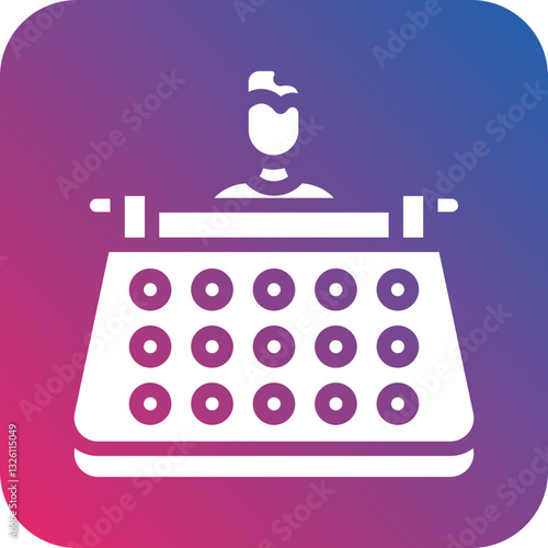 User Typewriter icon style