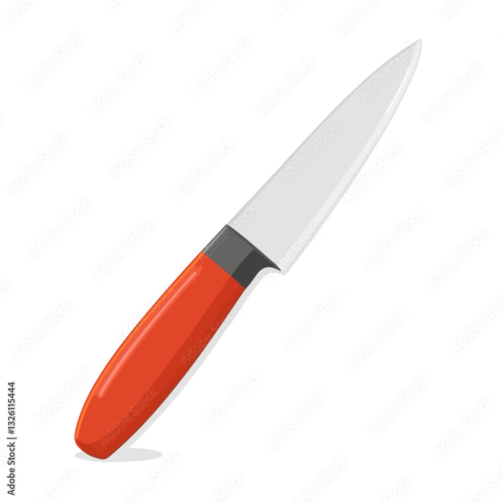 My Simple flat 2D icon paring knife isolated on a white background, vector, flat design, vector, flat design, animation design, flat 2D icon, minimalist design, vector My Simple flat 2D icon paring knife isolated on a white background, vector, flat design, vector, flat design, animation design, flat 2D icon, minimalist design, vector