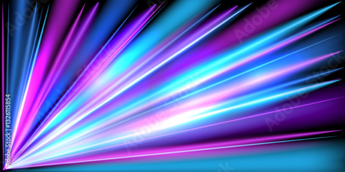 Dynamic motion light trails with blur effect,light trails