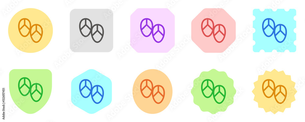 Editable sandals vector icon. Wellness, spa, relaxation. Part of a big icon set family. Perfect for web and app interfaces, presentations, infographics, etc Editable sandals vector icon. Wellness, spa, relaxation. Part of a big icon set family. Perfect for web and app interfaces, presentations, infographics, etc