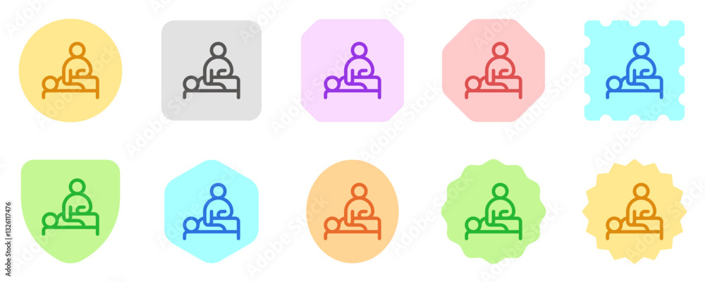 Fototapeta premium Editable massage vector icon. Wellness, spa, relaxation. Part of a big icon set family. Perfect for web and app interfaces, presentations, infographics, etc