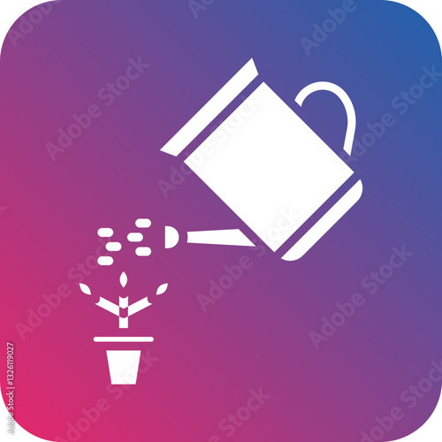 Watering icon style