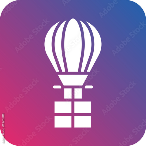 Parachute icon style