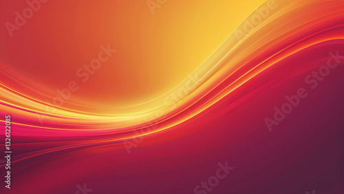 Wallpaper Mural Vibrant Orange to Golden Yellow Gradient Torontodigital.ca