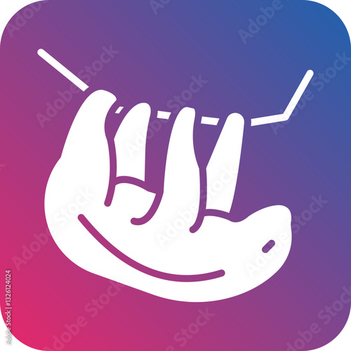 Sloth icon style