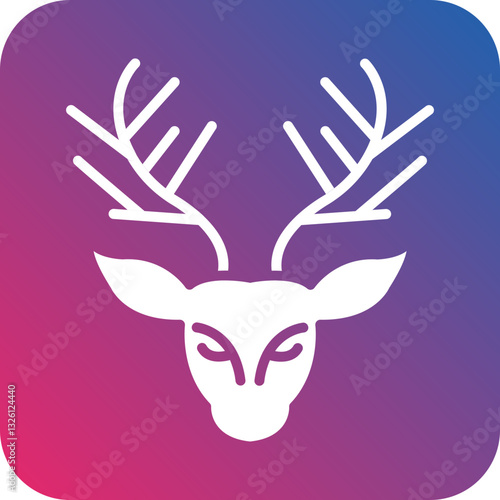 Reindeer icon style