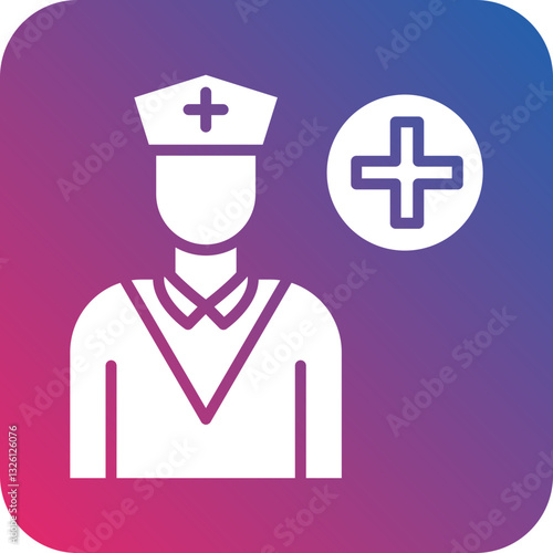 Caregiver Male icon style