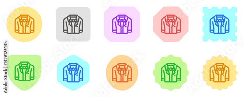 Editable wedding suit vector icon. Wedding, valentine, love, celebration. Part of a big icon set family. Perfect for web and app interfaces, presentations, infographics, etc