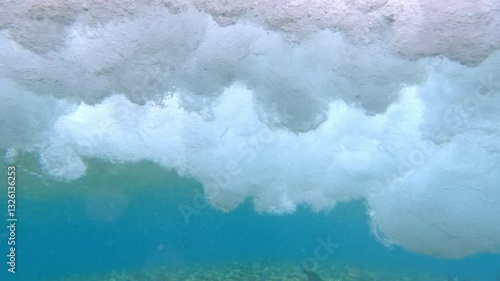 Underwater Waves Crashing
