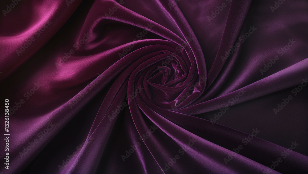 Fototapeta premium A sophisticated gradient blending deep burgundy with dark plum. This rich and luxurious color scheme is perfect for premium branding, fashion, and wine-related themes.