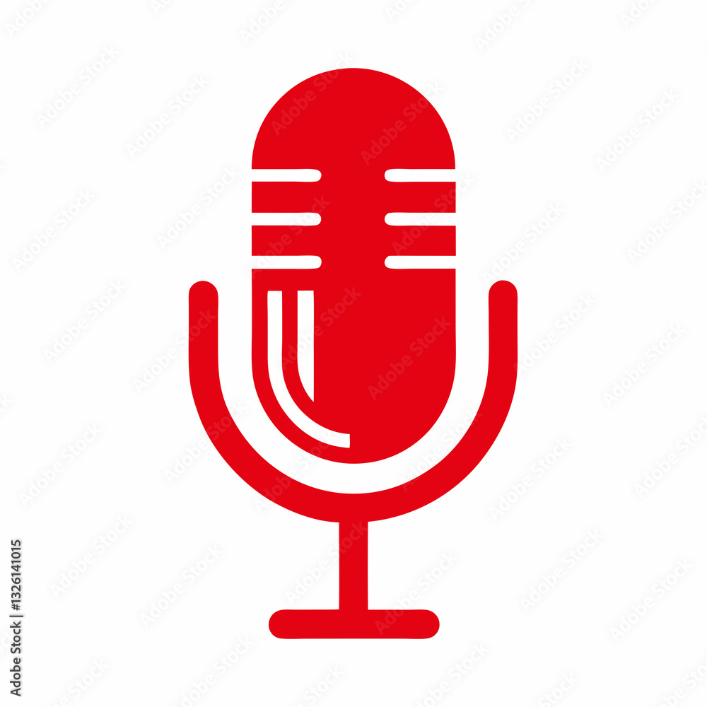 microphone icon red microphone icon red