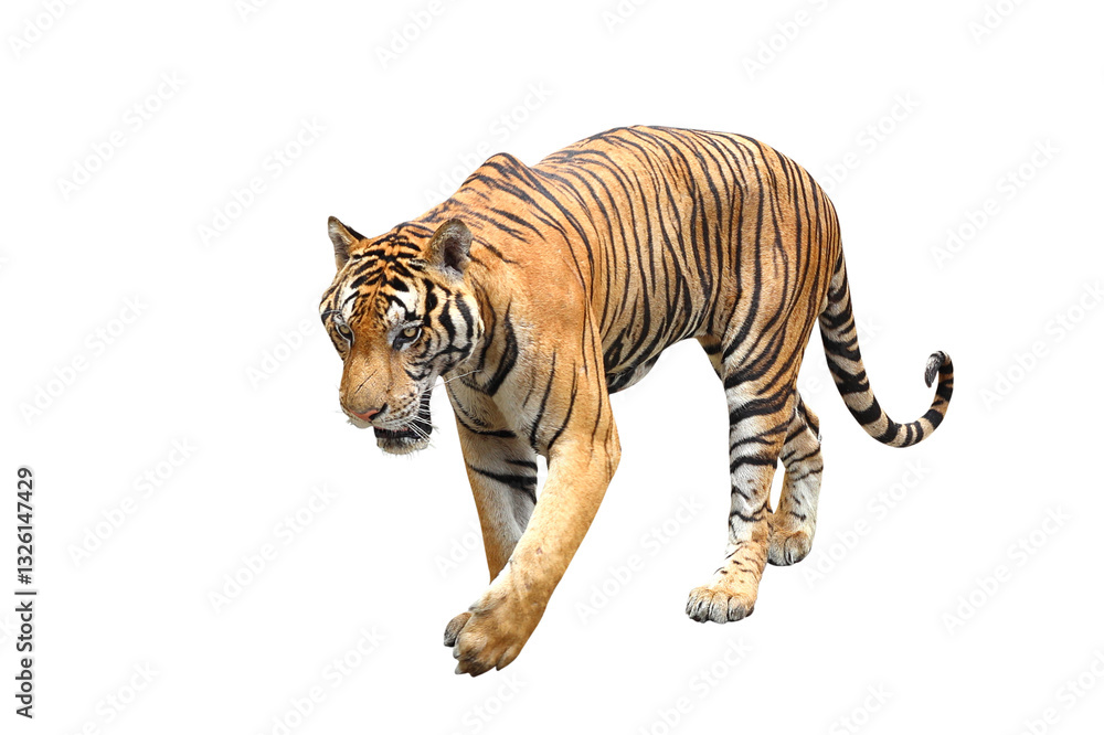 Obraz premium Tiger isolated on transparent background png file