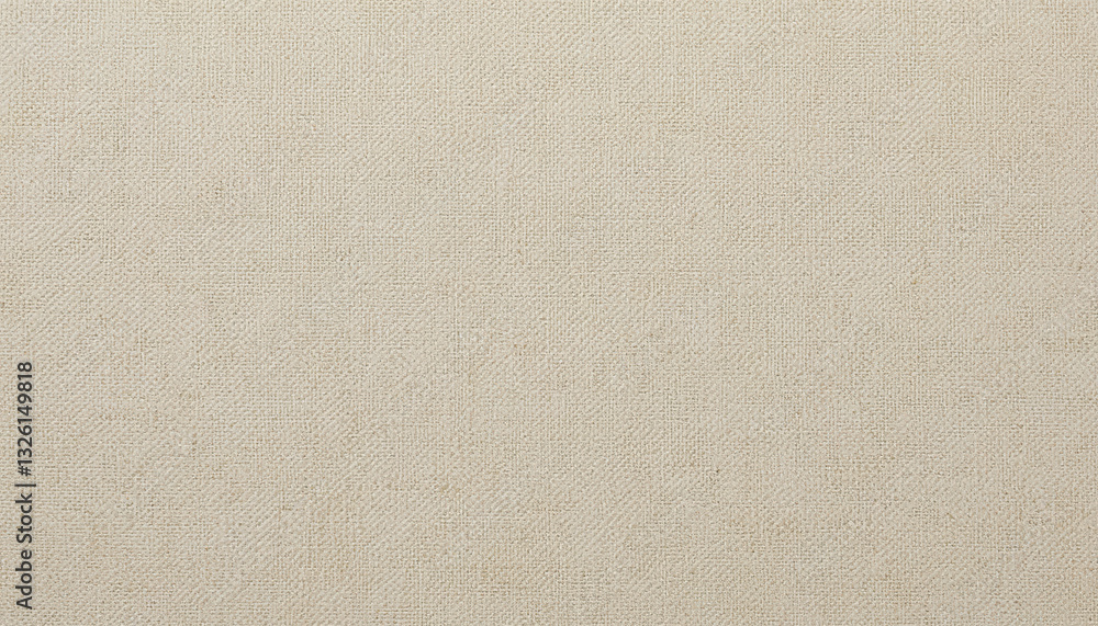 Fototapeta premium Light beige fabric texture with soft, woven appearance, ideal for backgrounds