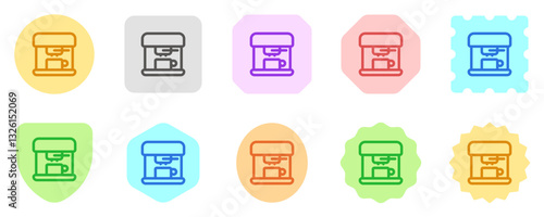 Editable coffee maker vector icon. Cafe, coffee shop, restaurant, drink, beverages. Part of a big icon set family. Perfect for web and app interfaces, presentations, infographics, etc