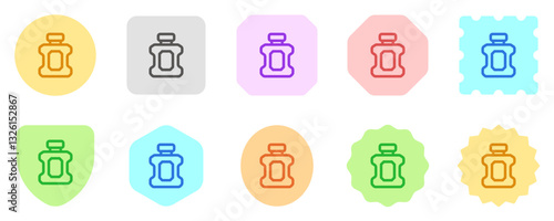 Editable mouthwash vector icon. Dentistry, healthcare, medical. Part of a big icon set family. Perfect for web and app interfaces, presentations, infographics, etc