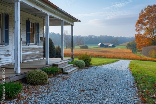 A farmhouse with country charm including farms at all around