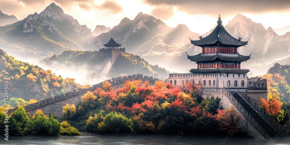 Obraz premium China travel banner