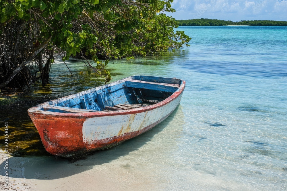 Akumal Bay: Caribbean Paradise Beach on Yucatan Coast in Mexico Akumal Bay: Caribbean Paradise Beach on Yucatan Coast in Mexico