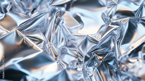 Abstract metallic texture with beryllium lightness and chaotic reflections for creative design