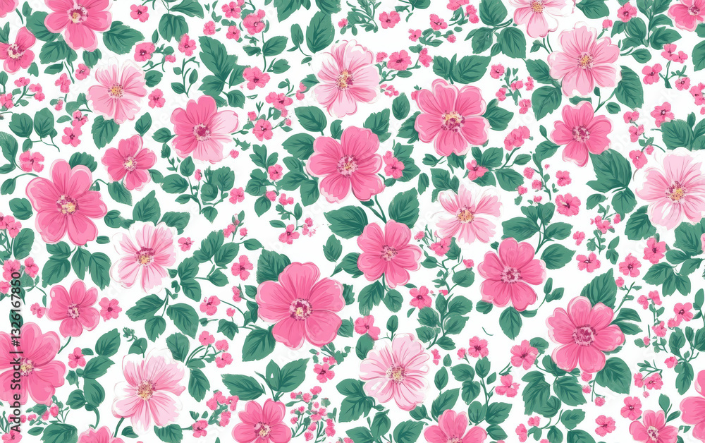 Fototapeta  Vintage floral texture art background