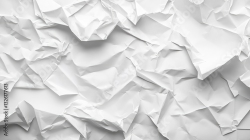 Wallpaper Mural A close-up shot of a bunch of white papers, ideal for use in office or educational settings Torontodigital.ca