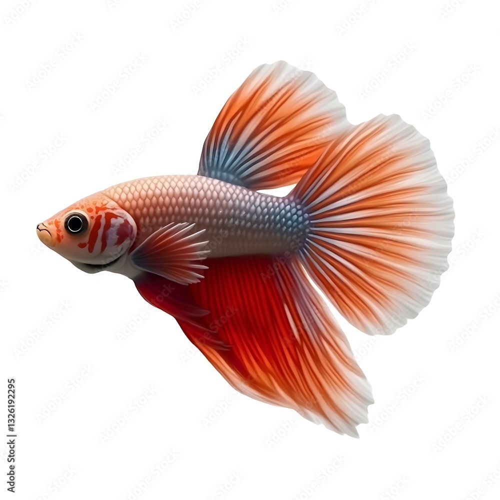 Fototapeta premium tropical fish isolated on white
