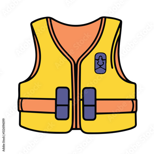 life jacket vector design