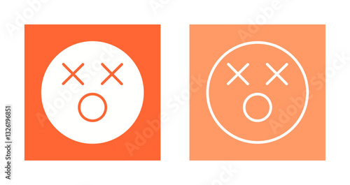 Dizzy Face Icon Design
